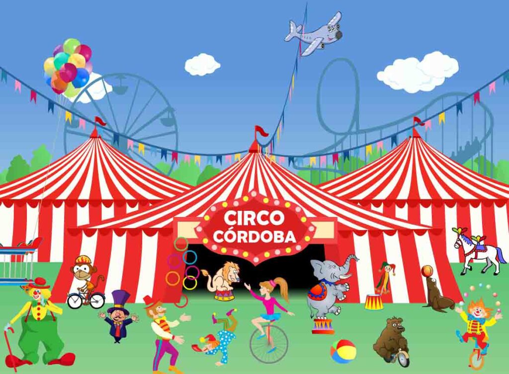 Circo de Córdoba con niños de asociación AID