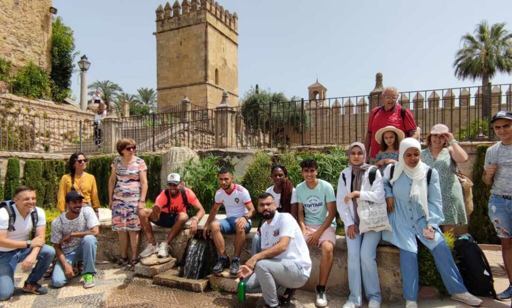 Campamento visita turística